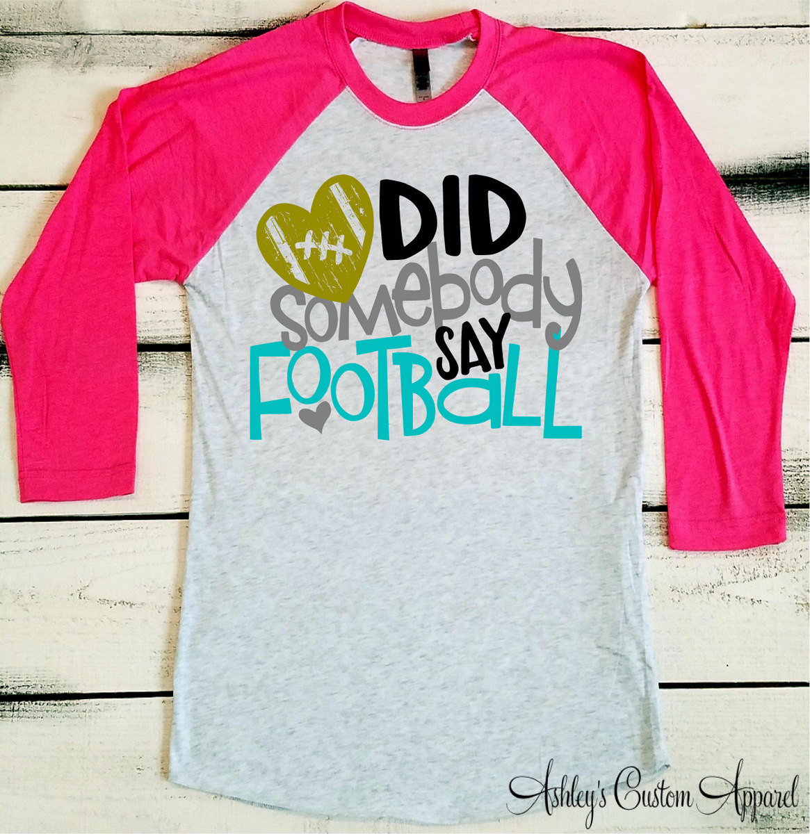 Fußball Mama Shirt, Hat Jemand Gesagt, Schul Geist Spieltag High School Mutter, Es Ist von AshleysCustomApparel