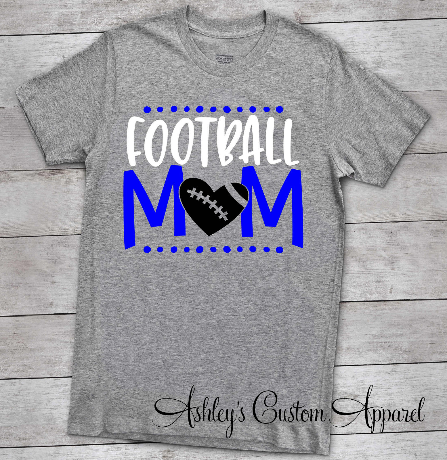 Fußball Mama Shirt, Schul Geist High School Shirts, Stolzes T-Shirt, Freitag Abend Fußball, Individuell von AshleysCustomApparel