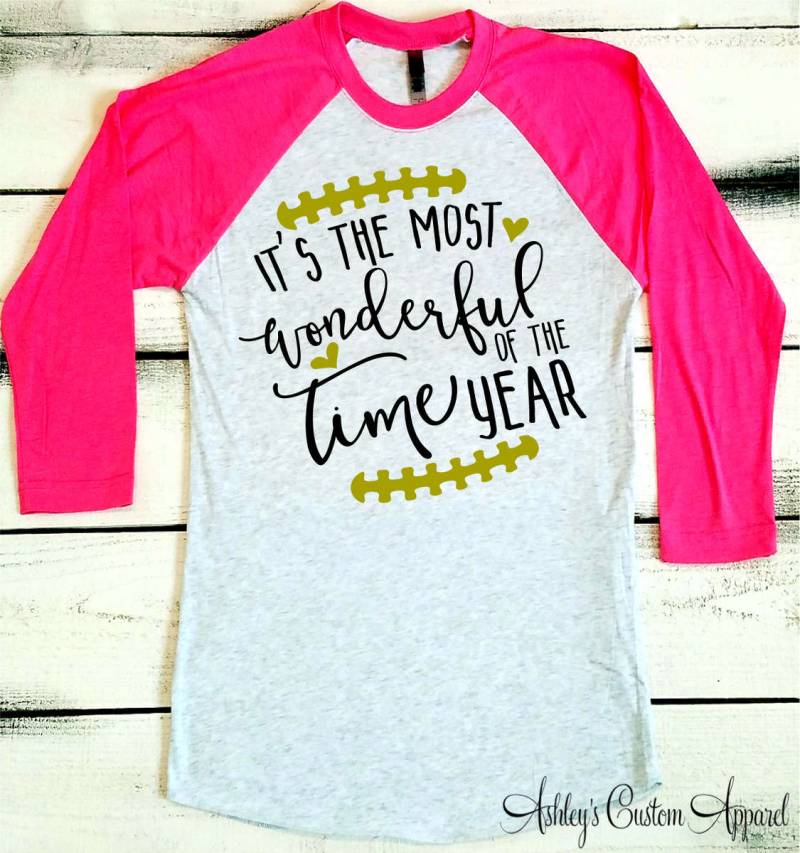 Fußball-Shirt, Es Ist Die Schönste Zeit Des Jahres, Thanksgiving-Fußball-Shirt, Weihnachts-Fußball-Shirt, Frauen-Baseball-Shirt, Geschenk von AshleysCustomApparel