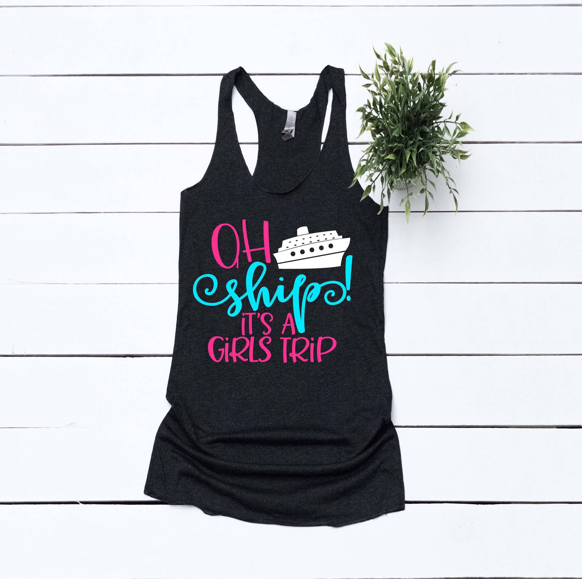 Girls Trip Cruise Shirts Ah Schiff, Seine A Passende T-Shirt Gegangen Freunde Kreuzfahrt Kreuzfahrtschiff Tank Custom von AshleysCustomApparel