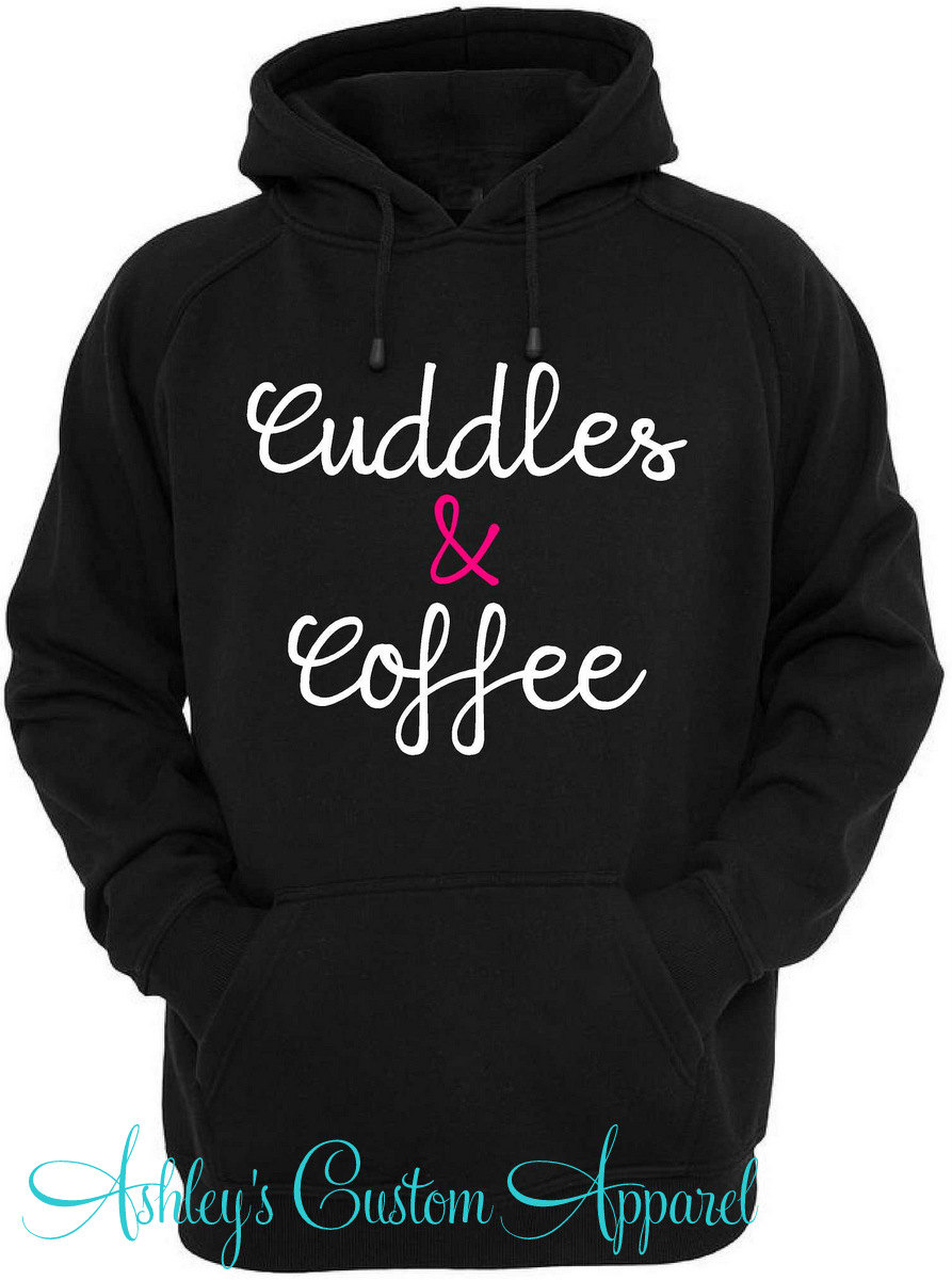 Kaffee Hoodie - Kuscheln Und Shirt Erster Vor Dem Talkie Pullover Gemütlich von AshleysCustomApparel
