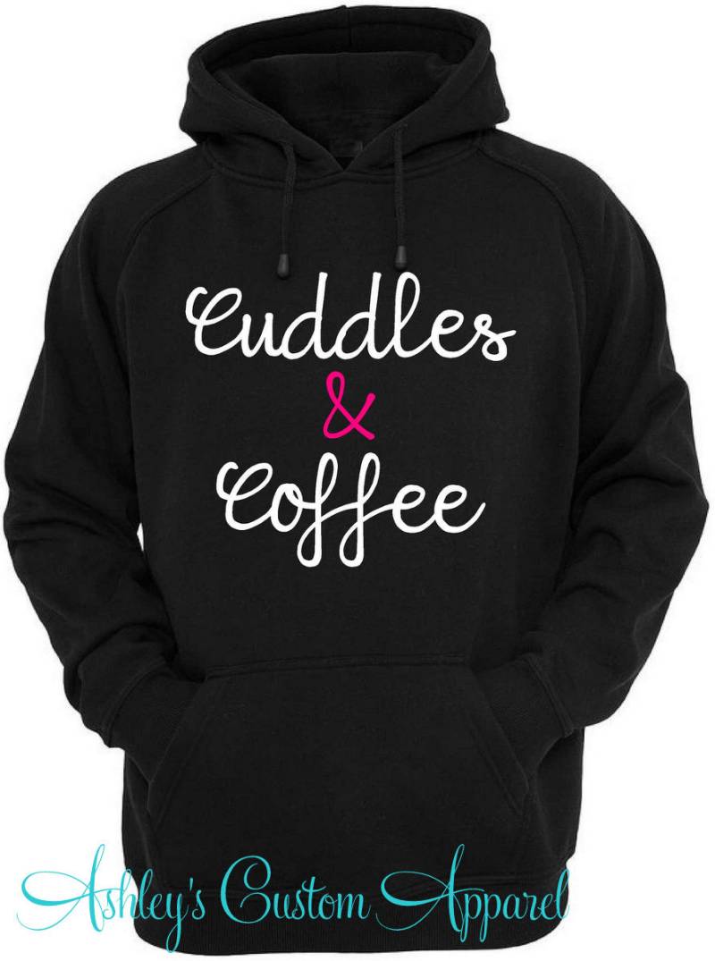 Kaffee Hoodie - Kuscheln Und Shirt Erster Vor Dem Talkie Pullover Gemütlich von AshleysCustomApparel