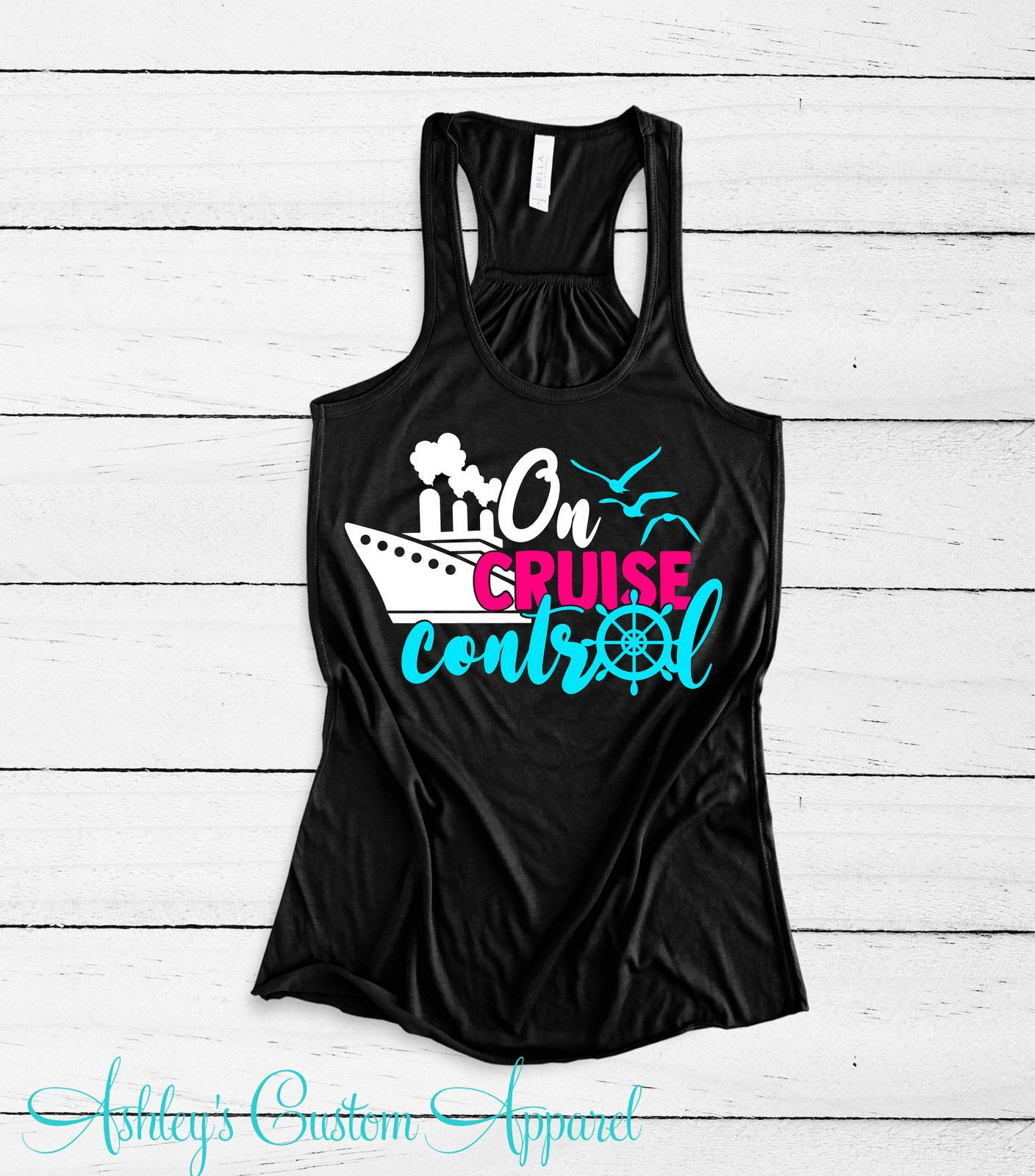 Kreuzfahrt-Shirt Auf Cruise Control Mädchen Reise Shirts Kreuzfahrt Tank Tops Badeanzug Vertuschung Kreuzfahrt-Modus Bootfahren Benutzerdefinierte von AshleysCustomApparel