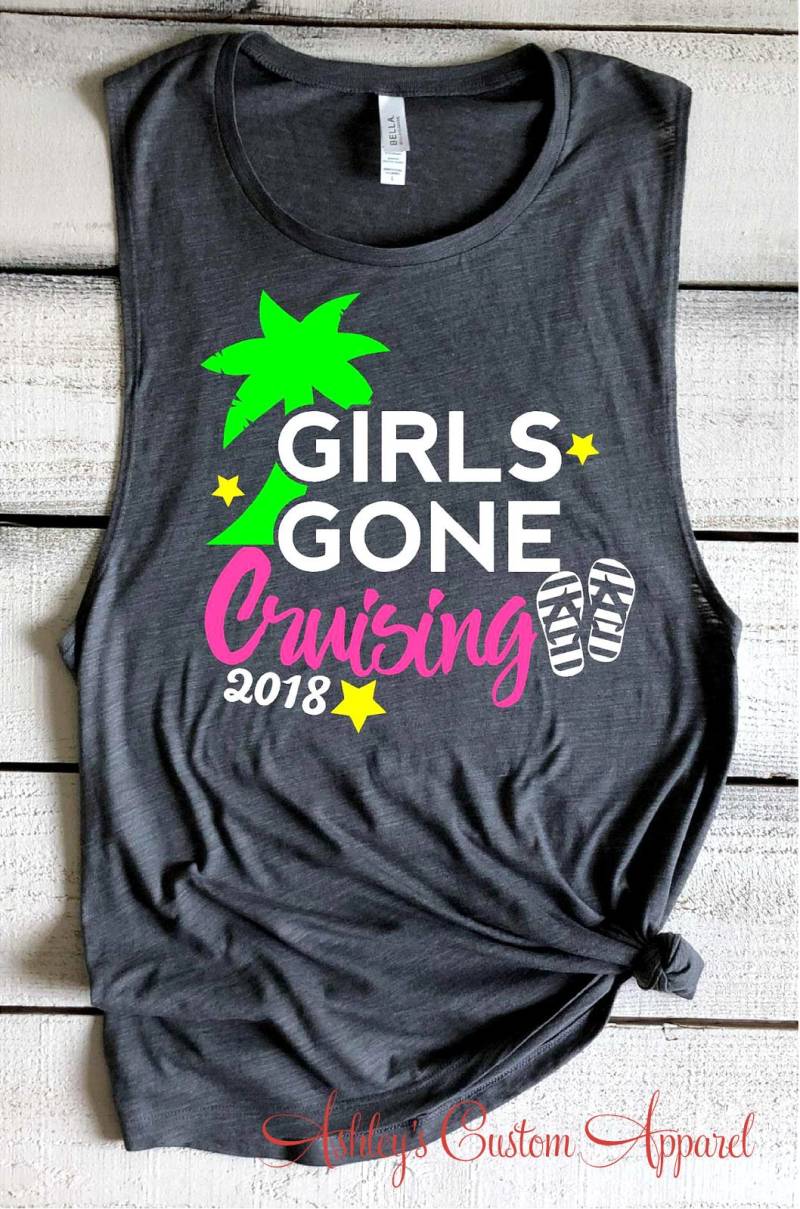 Kreuzfahrt-Shirts Für Frauen-Mädchen Gegangen, Die Tank Tops Kreuzen von AshleysCustomApparel