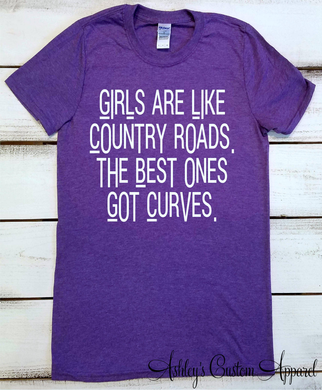 Kurvige Mädchen Shirts, Sind Wie Landstraßen, Die Besten Haben Kurven, Country-Musik-Shirt, Kurvige Mädchenkleidung, Frauen Empowerment von AshleysCustomApparel