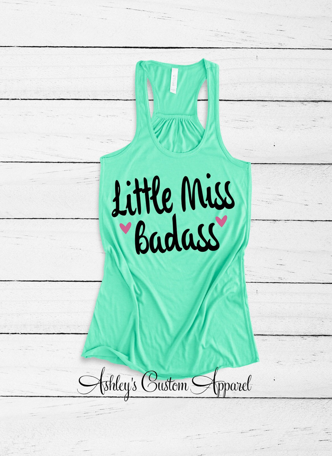 Little Fräulein Tank, Lustiges Workout Damen Fitness Bekleidung, Motivierende Fitness, Niedliche Gym Shirts, Kleine Badass, Hockende Tank Tops von AshleysCustomApparel