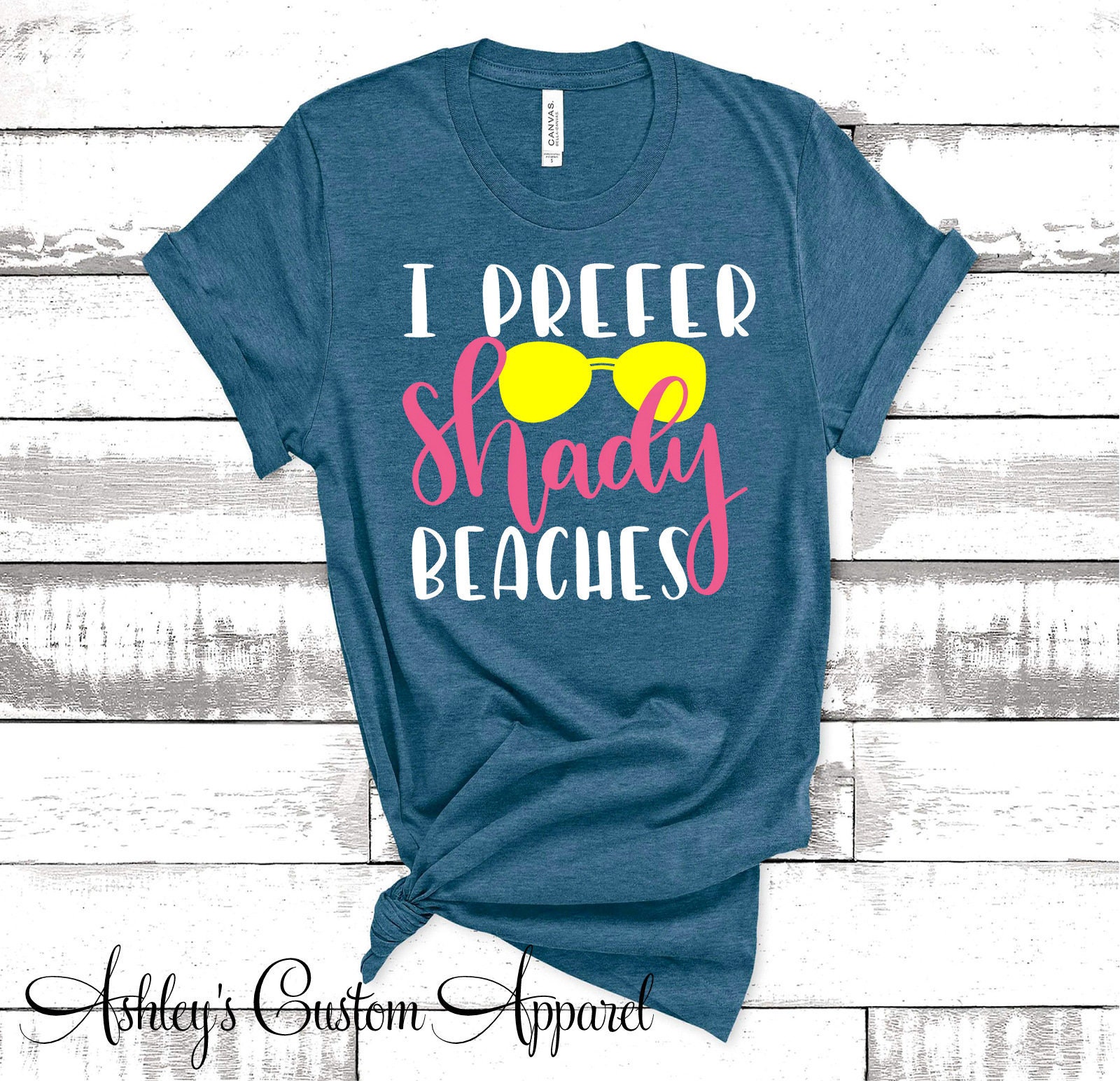 Lustige Strand-Shirts Ich Bevorzuge Schattige Strände Mädchen Reise Passender Strand Urlaub Shirt Benutzerdefinierter Strand-T-Stück Bitte von AshleysCustomApparel