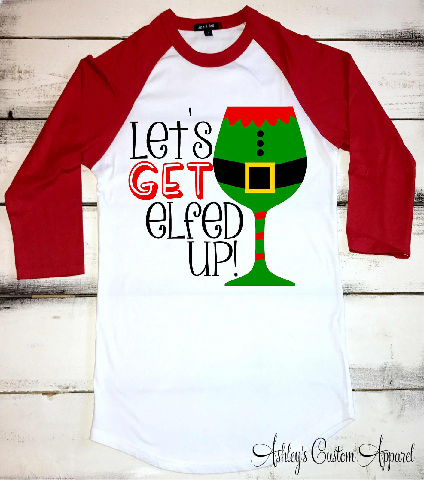 Lustiges Elfen-Shirt, Weihnachtsshirts Für Frauen, Weihnachtself-Shirt, Let's Get Elfed Up, Weihnachtstrinkerei-T-Shirt, Weihnachtsfeier-Shirt, Elf von AshleysCustomApparel