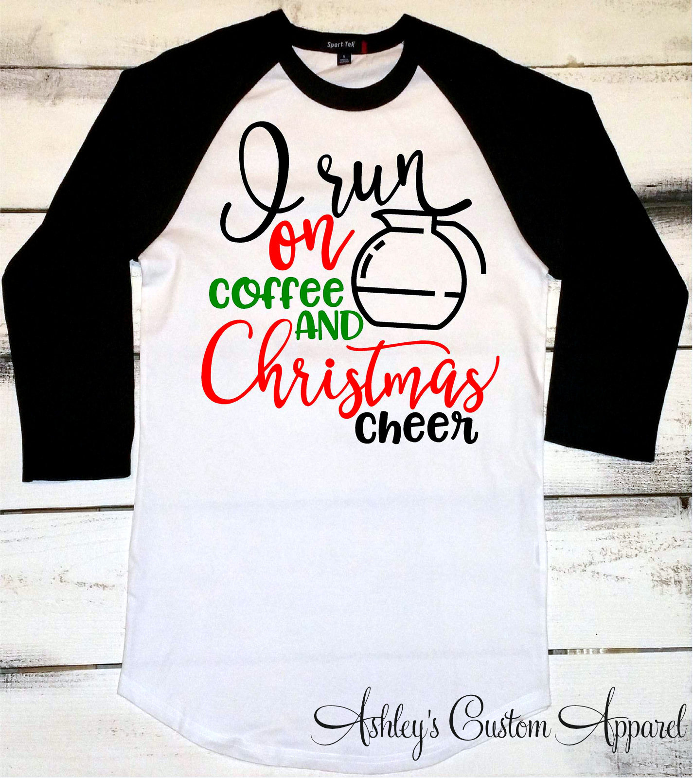 Lustiges Weihnachts-Shirt, Weihnachten Und Kaffee-Shirt, Weihnachts-Shirts Für Frauen, Weihnachtsbeifall-Shirt, Weihnachtsmorgen-T-stück, Jubeln von AshleysCustomApparel