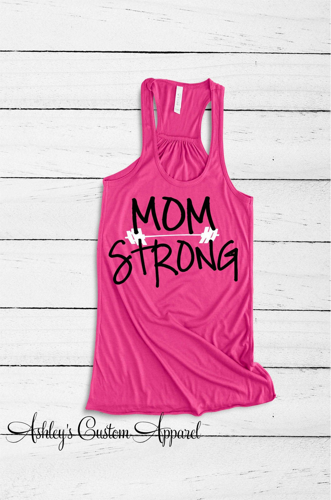 Mama Starke Tanktop, Damen Workout Tank Top, Leben, Geschenk Für Mama, Fit Fitness-Studio Motivation Mütter, Arbeitskleidung, Die Trainieren von AshleysCustomApparel