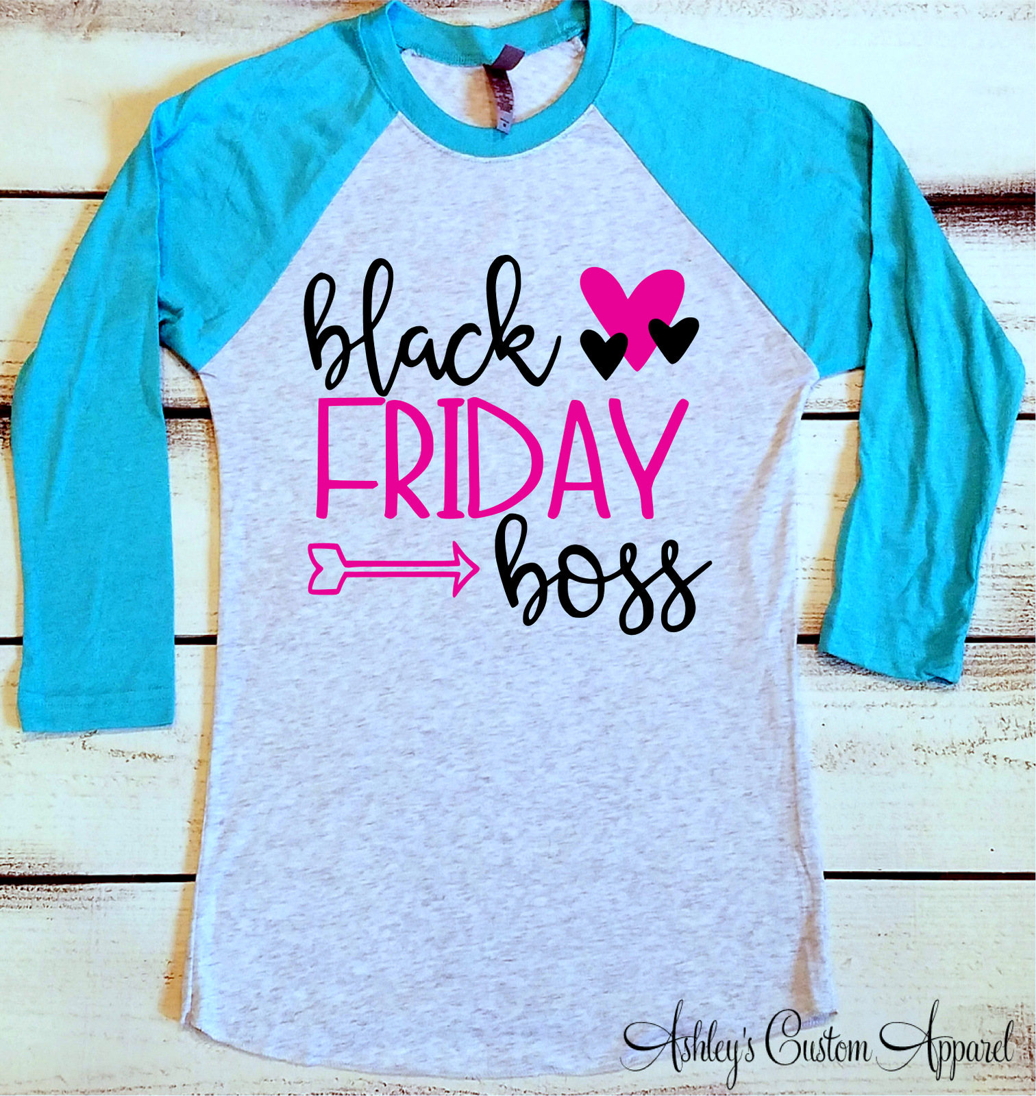 Schwarzer Freitag Shirt, Für Frauen Tshirt, After Thanksgiving Sale Raglan, Chef, Benutzerdefinierter Black Friday von AshleysCustomApparel