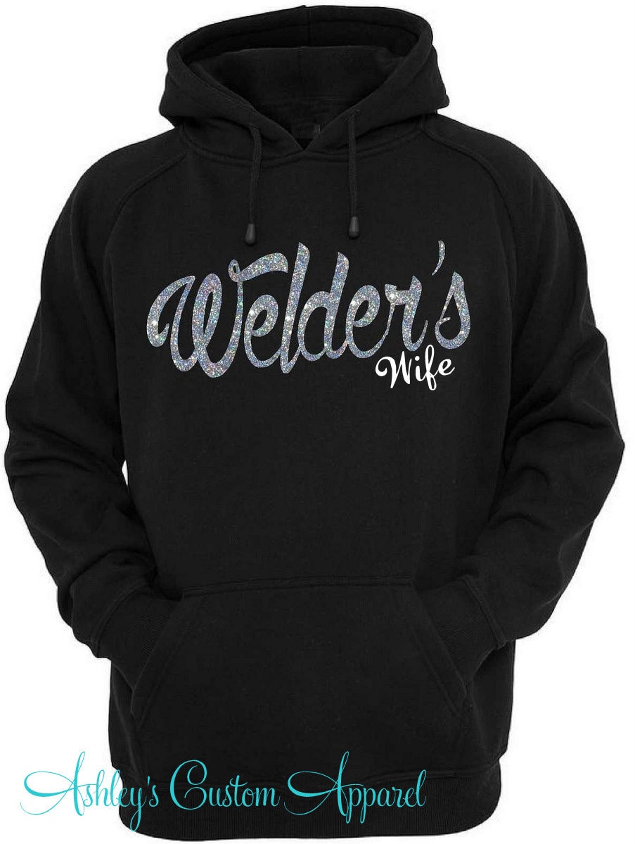 Schweißer Frau - Hoodie Shirt Tshirt Ölfeld Ich Liebe Meinen Röhrenschweißer Öl von AshleysCustomApparel