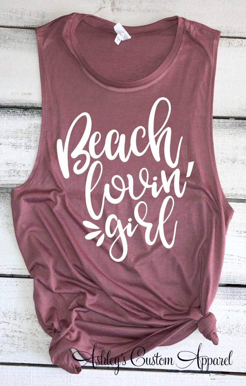 strand Vertuschen Liebendes Mädchen Nehmen Mich Zum Süßer Shirt Tank Tops Bitte Bella Muskel Badeanzug von AshleysCustomApparel