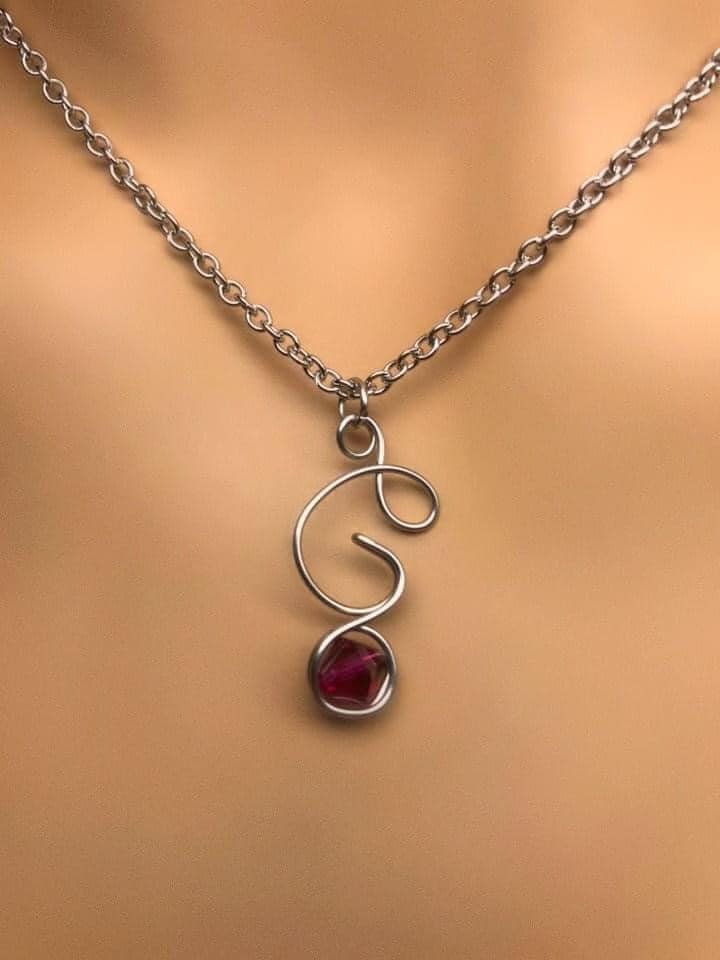 Geburtsstein Initial Halskette/Edelstahl Namen Personalisiert Personalisiertes Geschenk Teenager-Mädchen Geschenke Für Teenager von AshleysElegance