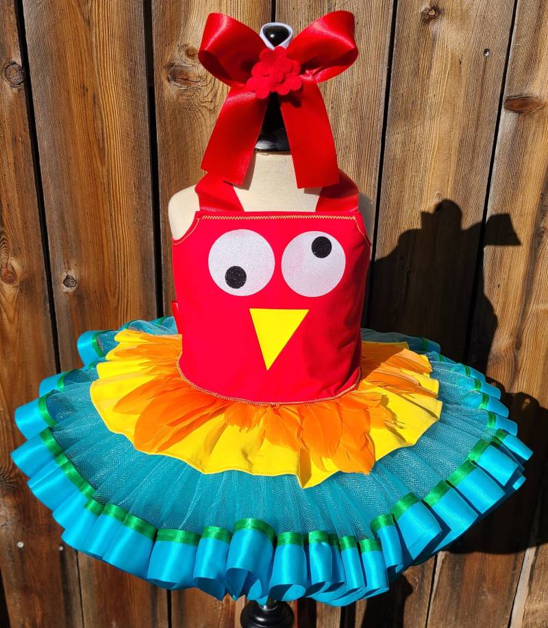 Hei Inspiriert Tutu Kleid Huhn Kostüm Mädchen von AshleysGemsShop