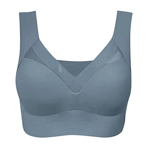 Damen Bustier Nahtlos Wmbra Haltungskorrektur Bh Ohne Bügel Weicher Damen Push Up BH Ultimate Lifter Stretch Trägerloser Bh Gepolstert Atmungsaktiver und Leichter Klassische Bustier Papierdünner BH von Ashleyzj