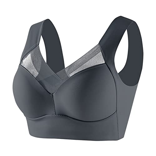 Damen Bustier Nahtlos Wmbra Haltungskorrektur Bh Ohne Bügel Weicher Damen Push Up BH Ultimate Lifter Stretch Trägerloser Bh Gepolstert Atmungsaktiver und Leichter Klassische Bustier Papierdünner BH von Ashleyzj