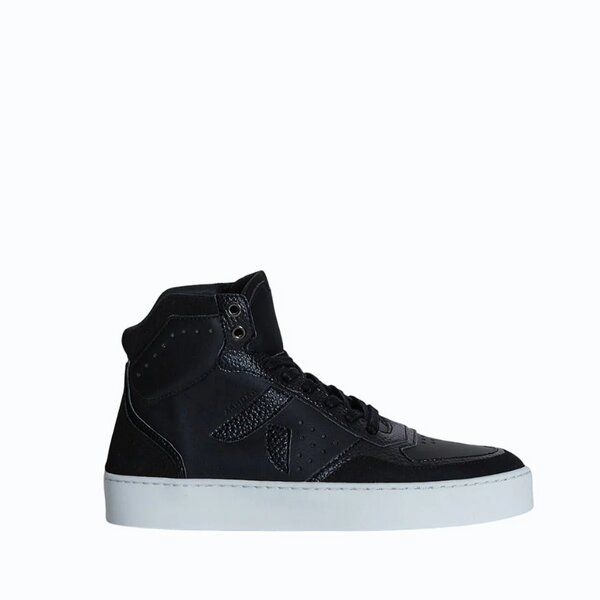 Ashoka Paris Mateo High-Top Sneaker Schwarz, biobasiert & recycelt von Ashoka Paris