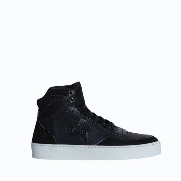 Ashoka Paris Mateo High-Top Sneaker Schwarz, biobasiert & recycelt von Ashoka Paris