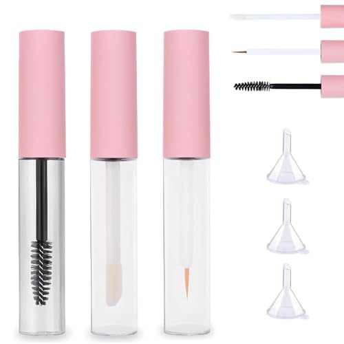 10ml Empty Mascara Tube and Wand Glass Amber,Mascara Tubes Empty for Castor Oil,Empty Mascara and Eyeliner Tube and Wand Glass,Glass Mascara Bottles,Ideal Kit for DIY Cosmetics (1 Set) von Ashopfun