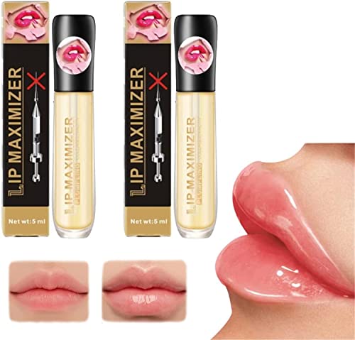 Alicroplct Vitamin E Lip Serum, Lip Plumping Serum Instant Lip Filler,Natural Lip Plumper And Lip Care Serum,Vitamin E Lip Plumping Serum,Nourishing and Make Lips Fuller and Gloss (2 Pcs) von Ashopfun