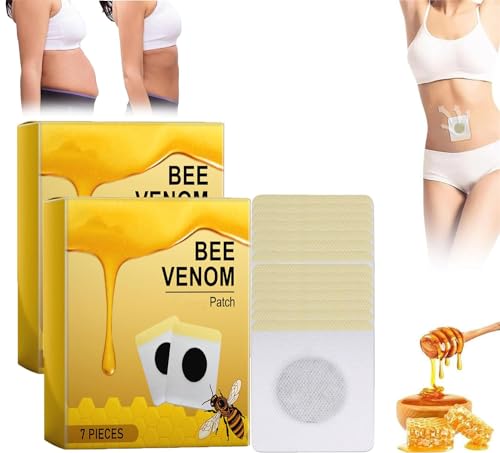 Bee Venom Slimming Patch,Bee Venom Lymphatic Drainage & Slimming Patch,Bee Venom Lymphatic Drainage Patches for Women and Men (2 Box) von Ashopfun