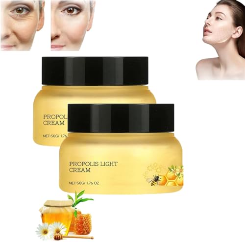 Bees Firming Moisturizing Cream,Bee Venom Face Lift Cream,Royal Jelly Face Cream,Bee Face Cream Anti Aging,Anti Wrinkle Honey Cream for Women and Men (2 Pcs) von Ashopfun