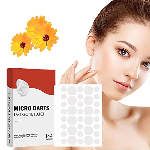Blusoms Microdarts Tag'gone Patch, Blusoms Micro Darts Tag Gone Patch, Neutroera Blusoms Pro Microdarts Tag'gone Patch, Aufkleber für Gesicht und Haut (1 Box) von Ashopfun