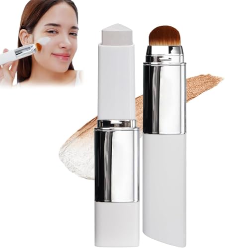 Chartming Color Changing Foundation Stick,Cream Stick V White Korean Color-Changing Foundation Stick With Volufiline With Brush Head,Coverage Base Makeup,Suitable for All Skin Types (Dark Skin) von Ashopfun