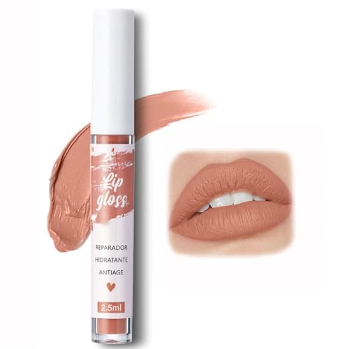 FAFAMOON Single Stick Non-Stick Cup Matte Mist Velvety Lip Gloss,FAFAMOON Non-stick Cup Lip Glaze,Fafamoon Long Lasting Lip Gloss,Matte Lip Gloss Long Lasting Waterproof Non-Fading Lipstick (10#) von Ashopfun