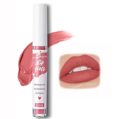FAFAMOON Single Stick Non-Stick Cup Matte Mist Velvety Lip Gloss,FAFAMOON Non-stick Cup Lip Glaze,Fafamoon Long Lasting Lip Gloss,Matte Lip Gloss Long Lasting Waterproof Non-Fading Lipstick (7#) von Ashopfun