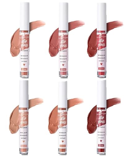 FAFAMOON Single Stick Non-Stick Cup Matte Mist Velvety Lip Gloss,FAFAMOON Non-stick Cup Lip Glaze,Fafamoon Long Lasting Lip Gloss,Matte Lip Gloss Long Lasting Waterproof Non-Fading Lipstick (Set A) von Ashopfun