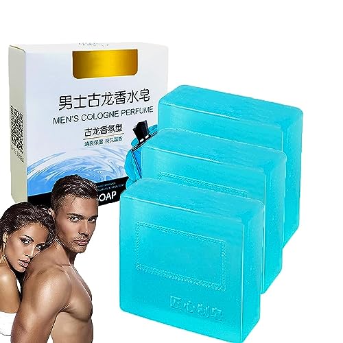 SuaveSplash Men's Essence Cologne Bar, 2023 New Men's Cologne Perfume Soap,All Natural Exfoliating Soap Bars,Men’s Cologne Essential Oil Soap,Mens Soap For Men To Attract Women (3 Pcs) von Ashopfun