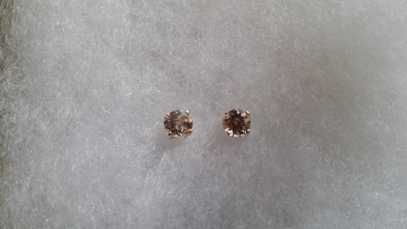 Morganit Ohrstecker - 5mm Echte in Sterling Silber Oder Gold Morganit Ohrstecker - 5mm Echte in Sterling Silber Oder Gold von Ashpreys
