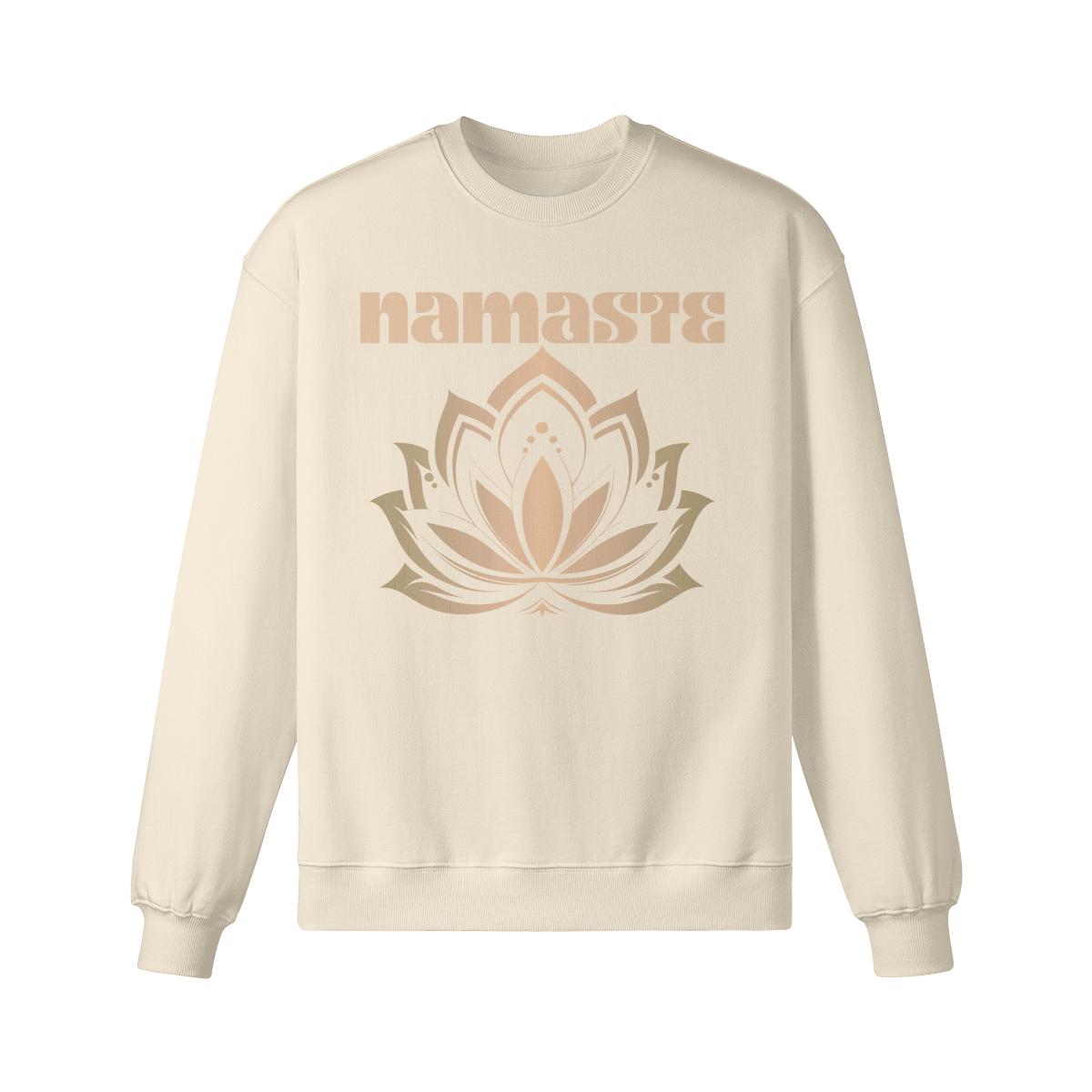 Premium Heavy Sweatshirt Für Frauen Die Yoga Und Bequeme Sweatshirts Lieben, Namaste Print Auf Asia Shirts von AsiaSpirits
