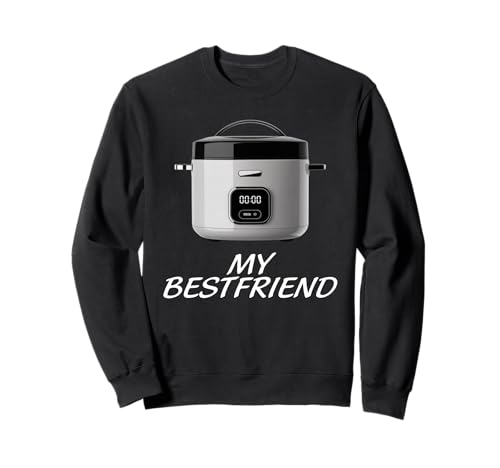 Lustiger Reiskocher My Bestfriend Humor Spruch Frauen Männer Witz Sweatshirt von Asian Food Lover Kitchen Appliance Joke Mother Mom