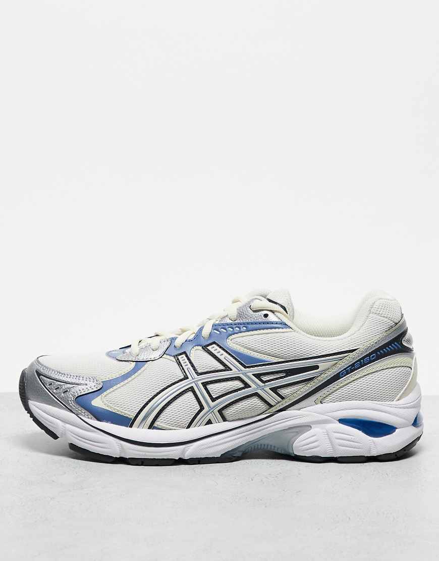 ASICS - Gt-2160 - Unisex-Sneaker in Weiß, Silber und Blau von Asics