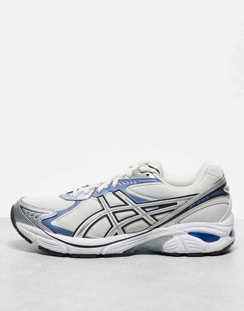 ASICS - Gt-2160 - Unisex-Sneaker in Weiß, Silber und Blau von Asics