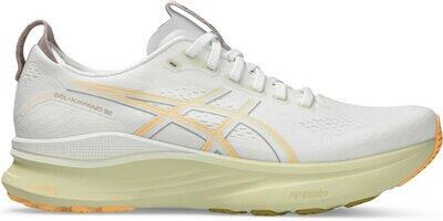ASICS Herren Laufschuhe GEL-KAYANO 32 WHITE/ORANGE GLOW - Gr. - 49 von Asics