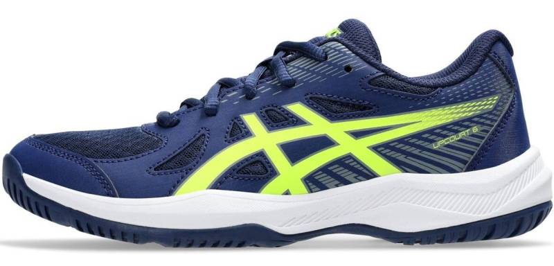 Asics ASICS Kinder Netballschuhe UPCOURT 6 GS BLUE EXPANSE/SAFETY YELLOW Hallenschuh von Asics