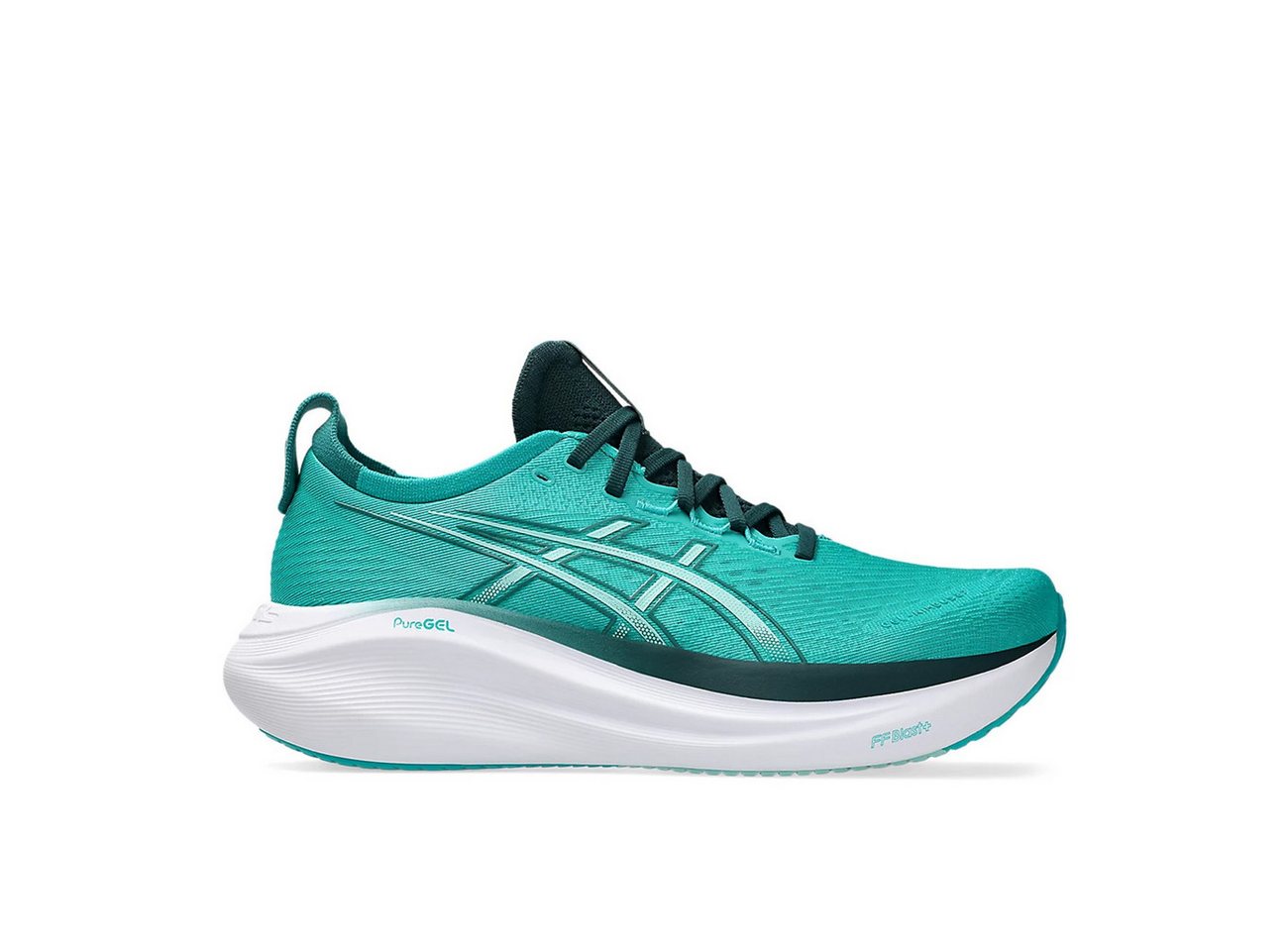 Asics Asics Gel-Nimbus 27 Herren Wave Teal Saxon Green Laufschuh von Asics