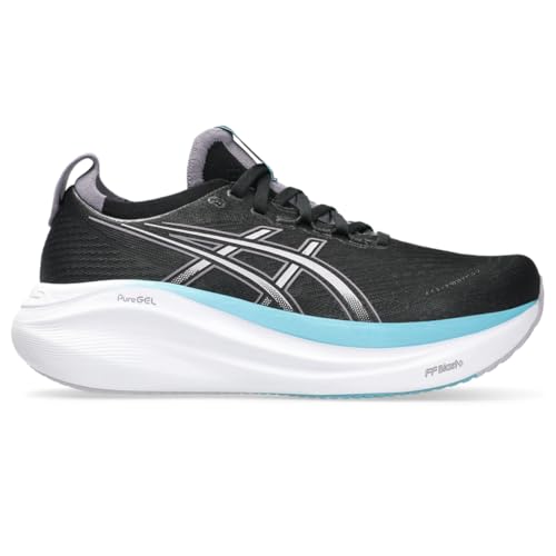 Asics Damen Gel-Nimbus 27 Laufschuhe, Schwarz/Dusk Violet, 37.5 EU Asics Damen Gel-Nimbus 27 Laufschuhe, Schwarz/Dusk Violet, 37.5 EU von Asics