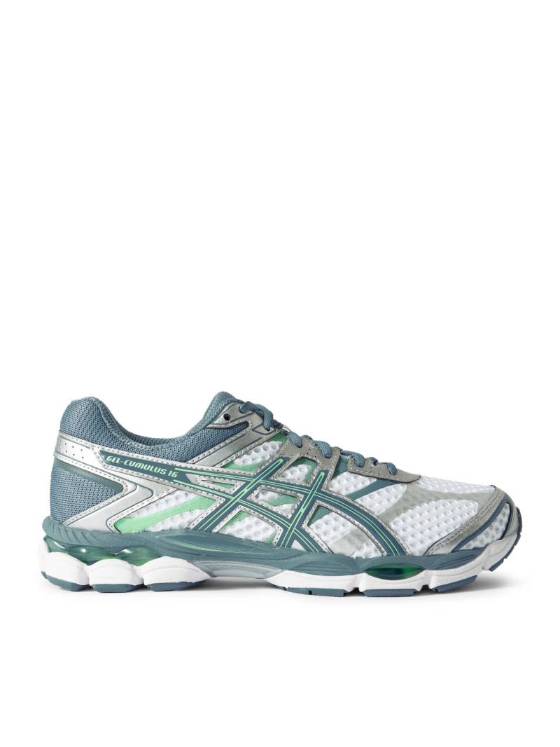 Asics - GEL-CUMULUS 16 Mesh Sneakers - Men - Green - UK 11 von Asics