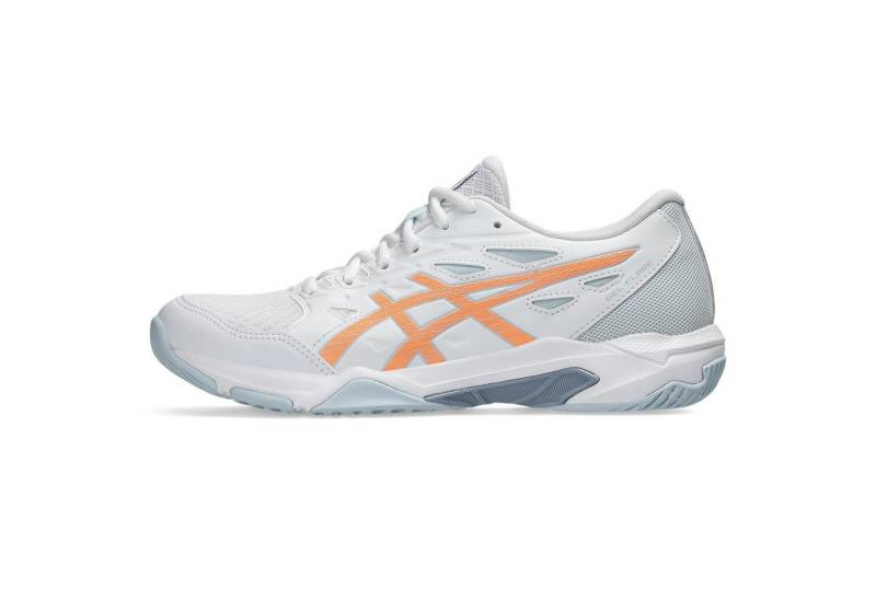 Asics GEL-FLARE WHITE/BRIGHT SUNSTONE Hallenschuh von Asics