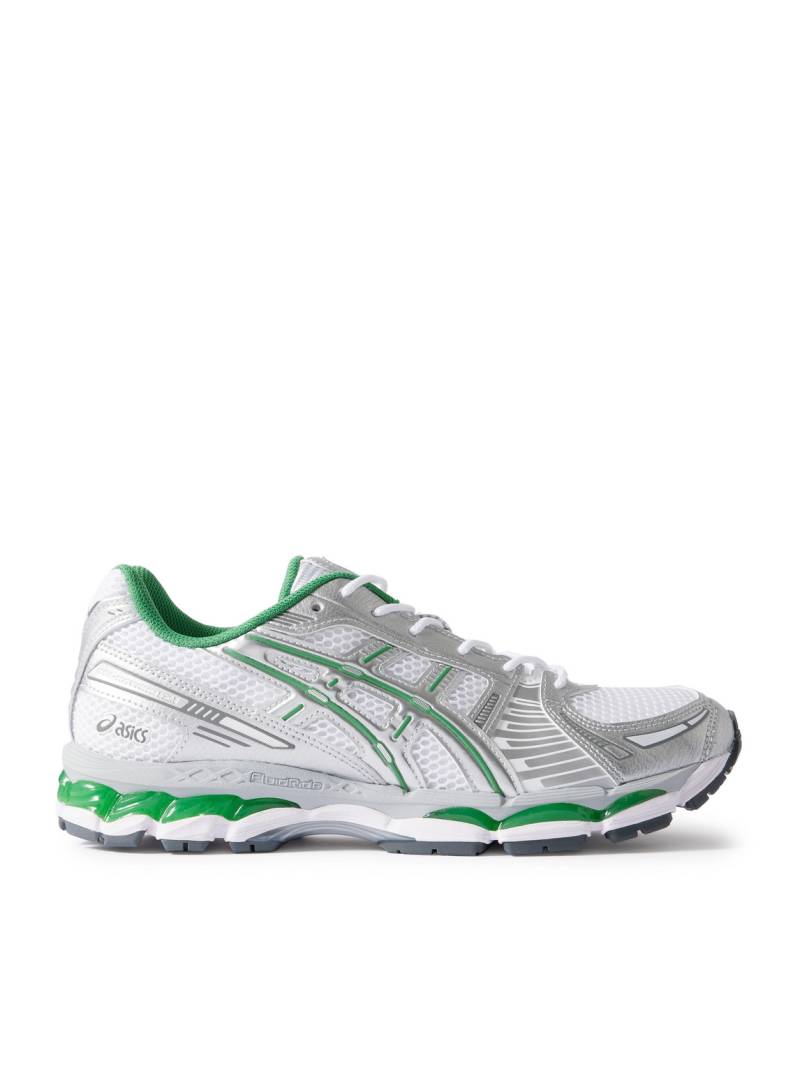 Asics - GEL-KAYANO® 12.1 Rubber-Trimmed Mesh Sneakers - Men - White - UK 10.5 von Asics