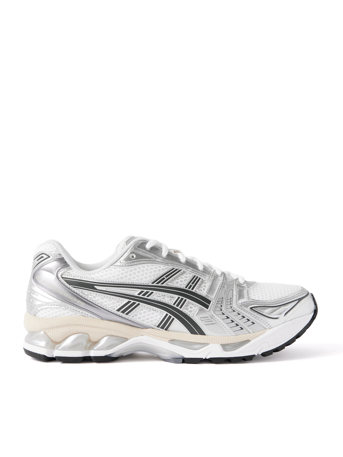 Asics - GEL-KAYANO® 14 Rubber-Trimmed Mesh Sneakers - Men - White - UK 11 von Asics