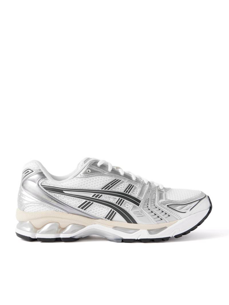 Asics - GEL-KAYANO® 14 Rubber-Trimmed Mesh Sneakers - Men - White - UK 9.5 von Asics