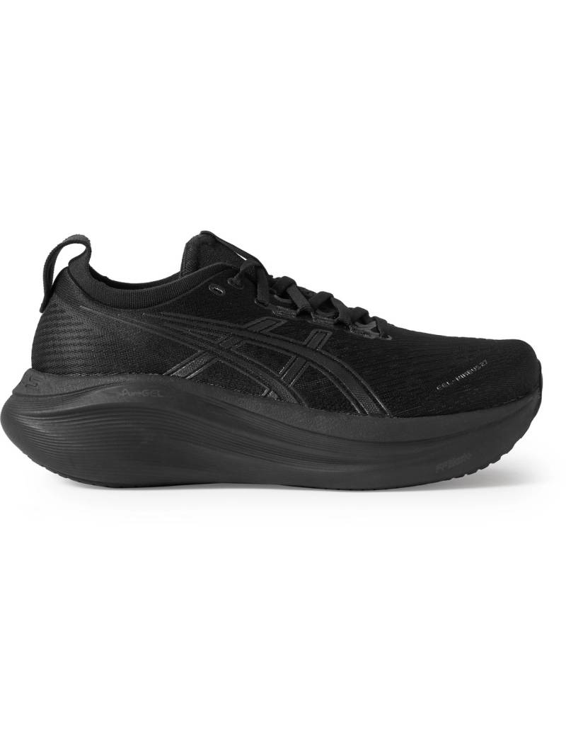 Asics - GEL-NIMBUS® 27 Rubber-Trimmed Mesh Running Sneakers - Men - Black - UK 9.5 von Asics