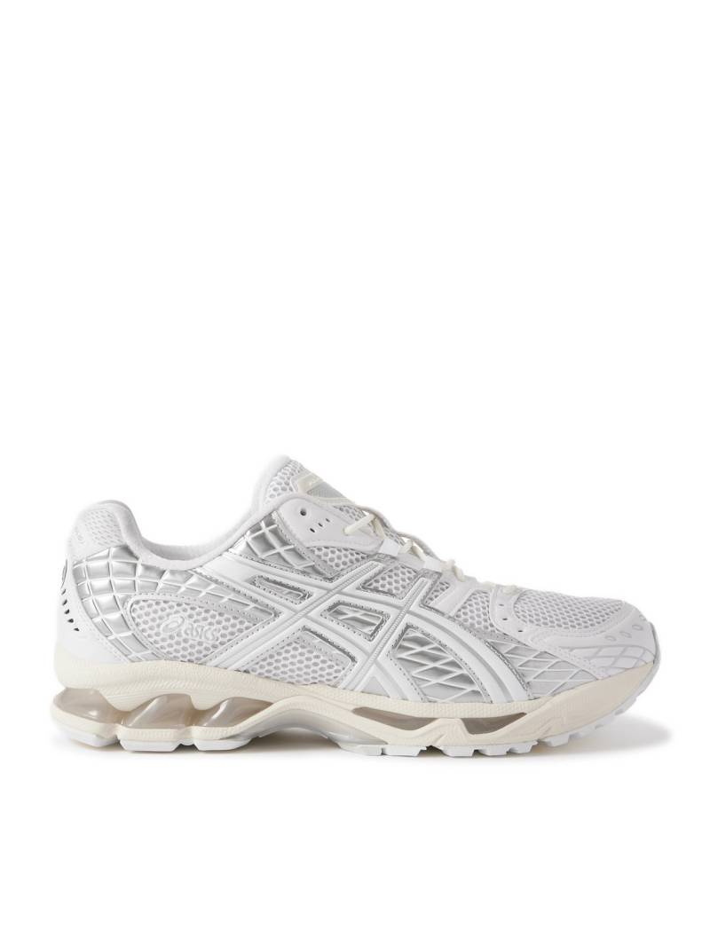 Asics - GEL-NIMBUS 10.1 Rubber-Trimmed Mesh Sneakers - Men - White - UK 6 von Asics