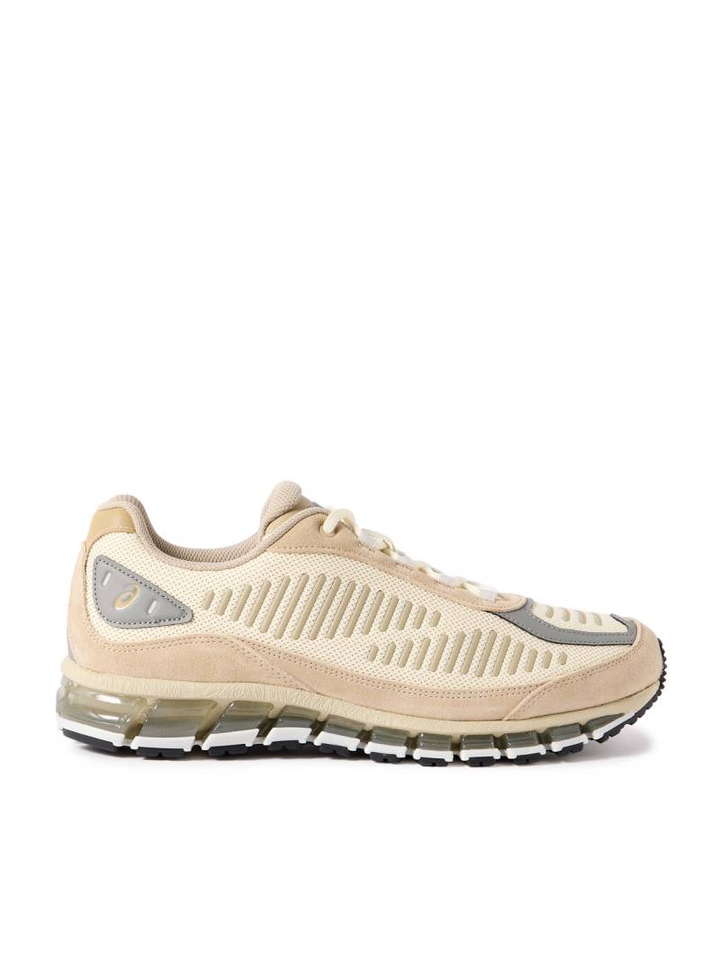 Asics - GEL-QUANTUM 360 1 AMP Suede and Rubber-Trimmed Mesh Sneakers - Men - Neutrals - UK 6 von Asics